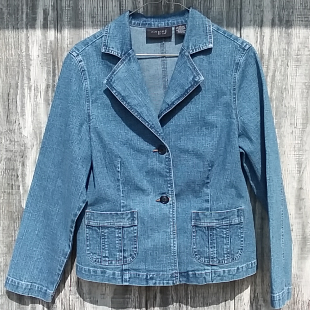 Denim blazer